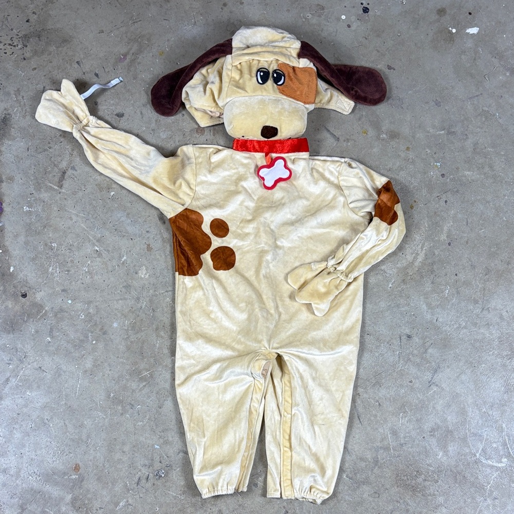 Toddler Pound Puppies Costume with Red Collar